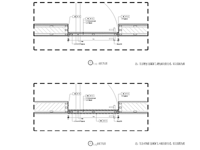 门剖面通用大样详图 施工图 通用节点