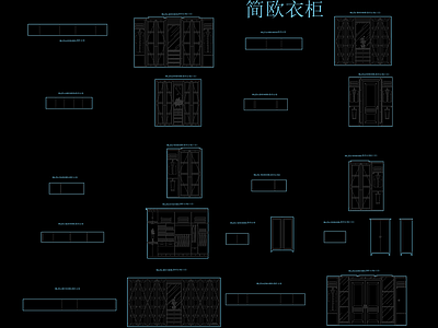 欧式衣柜 图库