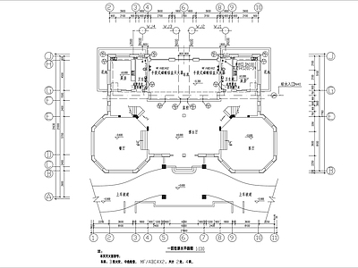 别墅给排水 施工图 建筑给排水 给排水图