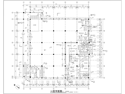 多层食堂及室内装修做法 施工图 食堂建筑