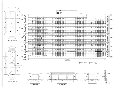 现代厂房研发生产车间楼 施工图 工业建筑