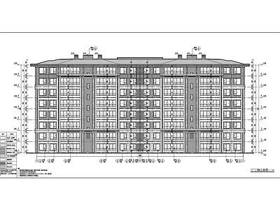 七十三户教职工联建房建筑 施工图