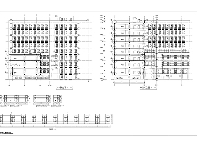 厂房生产研发车间建筑 施工图 工业建筑