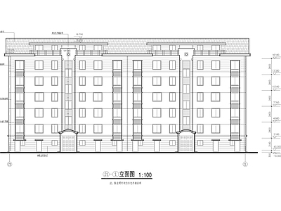 带阁楼多层住宅建筑 施工图