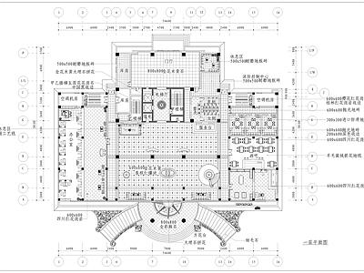 宾馆大堂全套装修 施工图