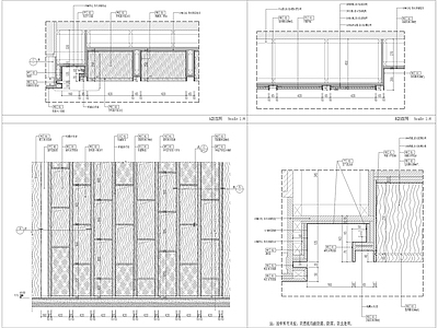 背景柜大样 施工图 柜类 家具节点详图