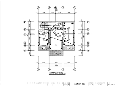 别墅电气 施工图 建筑电气 电气图