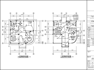 别墅电气 施工图 建筑电气 电气图