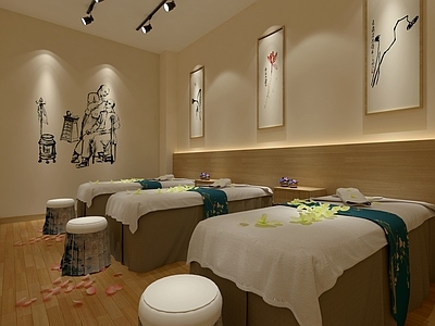 新中式美容SPA店 包间