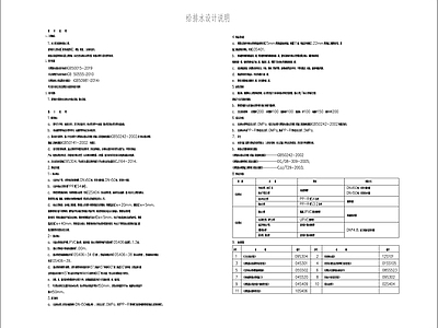 给排水设计说明 图库