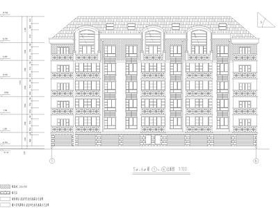 六层住宅建筑 施工图