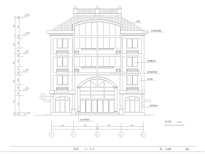 某5层私宅建筑 施工图