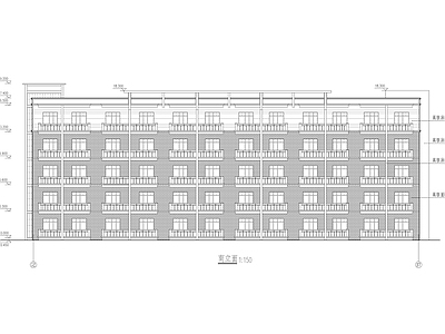 某公司集团宿舍楼建筑 施工图