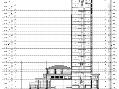 高层酒店建筑 施工图