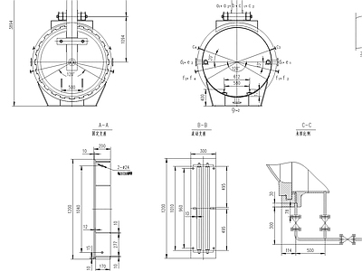 蒸压釜设计 施工图