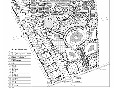 大型汽车公园平面图