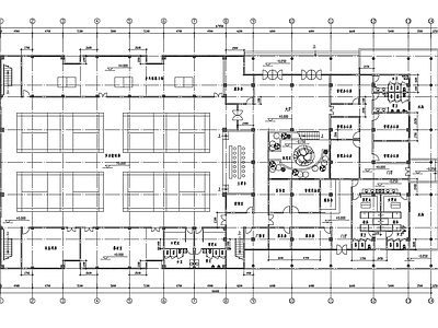 小型体育馆建筑 施工图