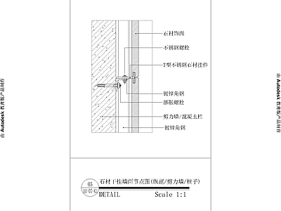 常用墙面工艺节点图 施工图