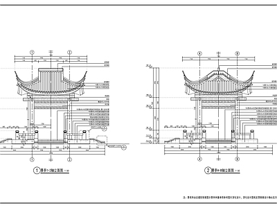 古建景观木亭 施工图