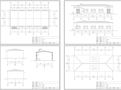 厂房全套 施工图 工业建筑