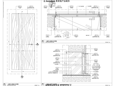 12类门通用大样节点 施工图 通用节点