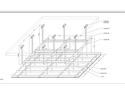天花及三维天花通用节点 施工图