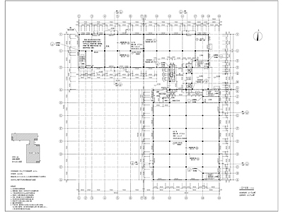 多层现代标准厂房建筑 施工图 工业建筑