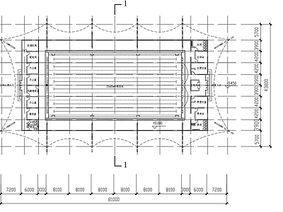 2层游泳馆建筑  施工图 游泳馆建筑