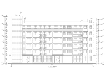 人才公寓标准宿舍建筑 施工图