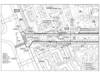 新城区富春山居周边道路工程 施工图 交通道路
