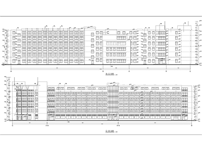 多层办公综合楼建筑 施工图