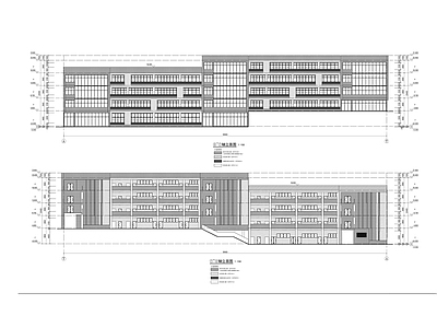 人才孵化基地办公培训楼建筑 施工图