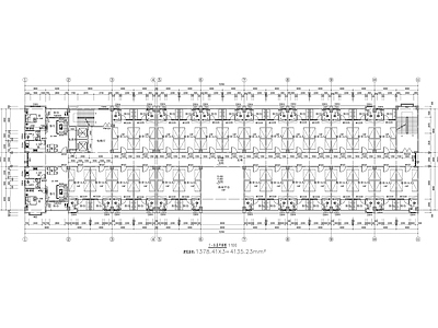 现代标准宿舍楼建筑 施工图