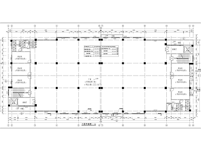 现代多层厂房建筑 施工图 工业建筑