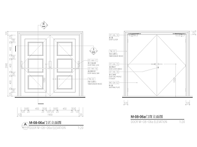 消防门大样 施工图 通用节点