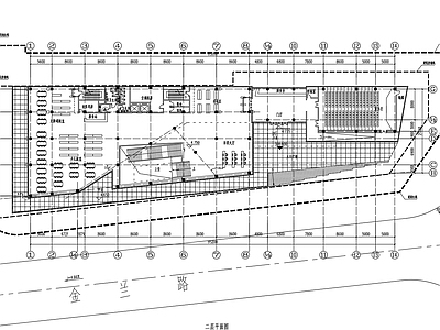 中型图书馆建筑 施工图