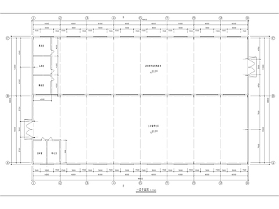 某钢结构厂房库房建筑 施工图 工业建筑