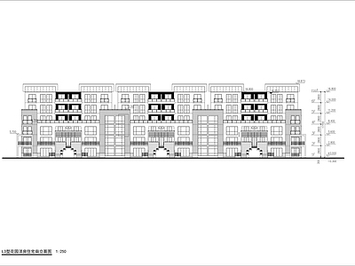 花园洋房住宅建筑 施工图