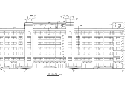 转角处酒店旅社全套建筑 施工图