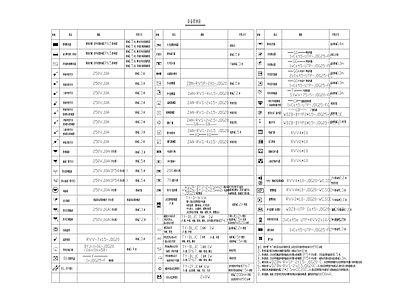 电气图例设计说明 图库
