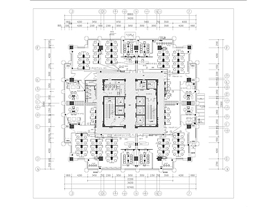 现代办公室电气 施工图 建筑电气