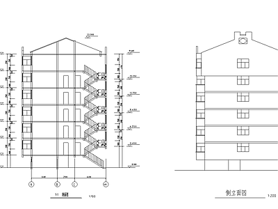 7层住宅建筑 施工图