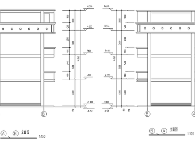 多层宿舍楼建筑 施工图