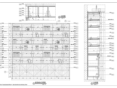 柜体固定家具大样 施工图 柜类 家具节点详图