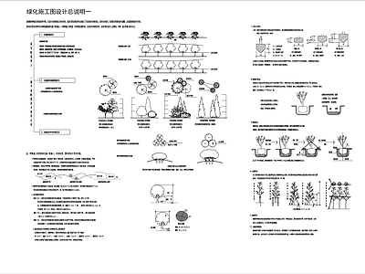 示范区绿化设计说明