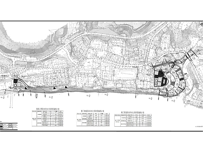 防洪护岸综合治理工程 施工图 休闲景观