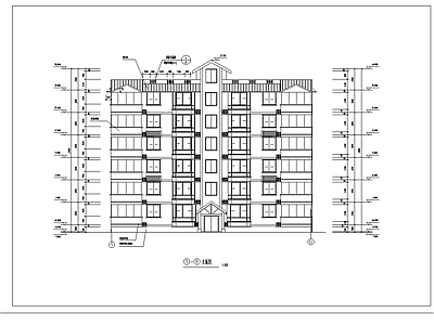 多层住宅建筑 施工图