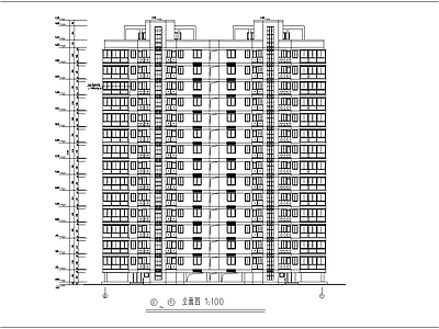 高层住宅建筑 施工图