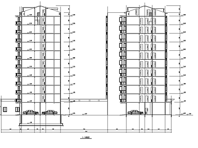 小高层住宅建筑 施工图