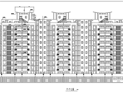 小高层住宅建施  施工图